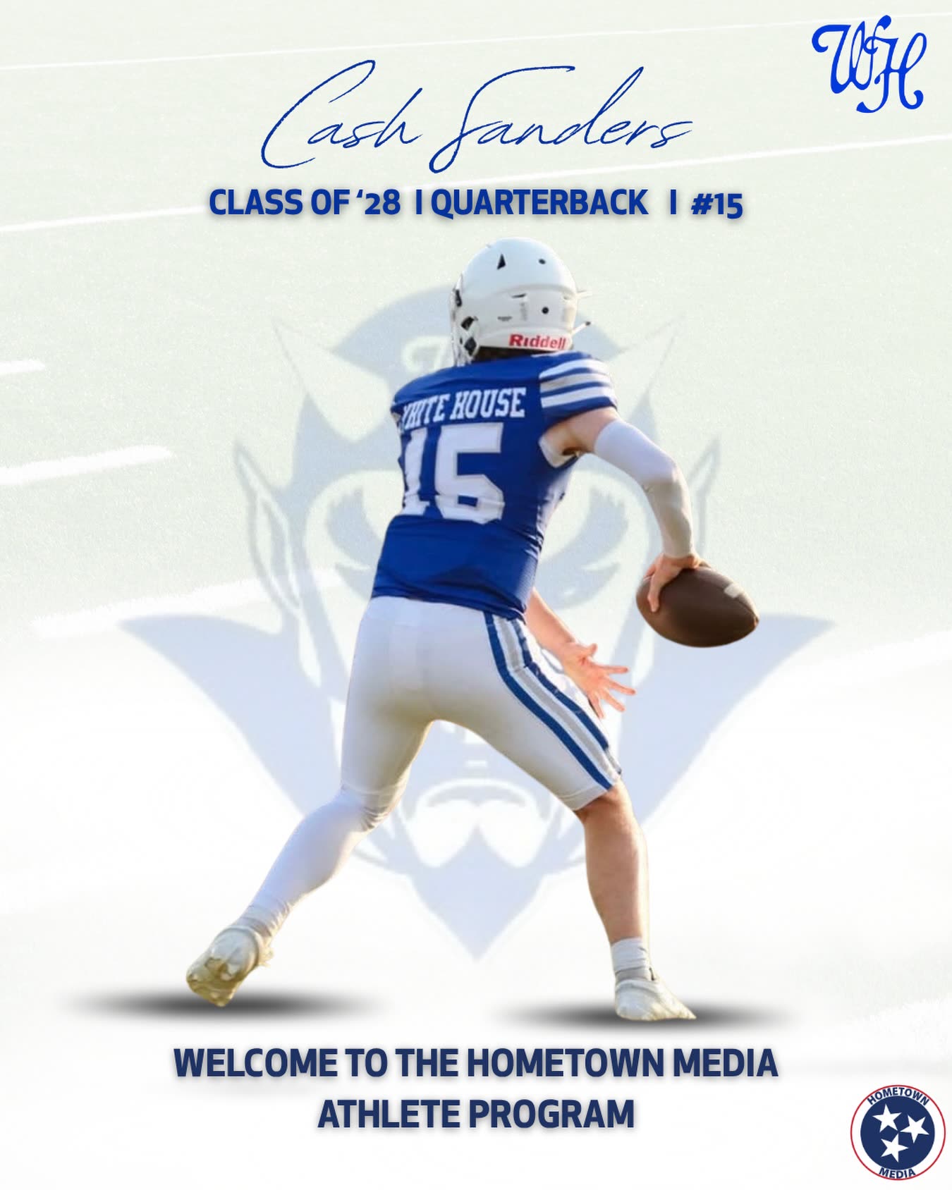 We’re excited to welcome Cash Sanders to the Hometown Athlete Program!