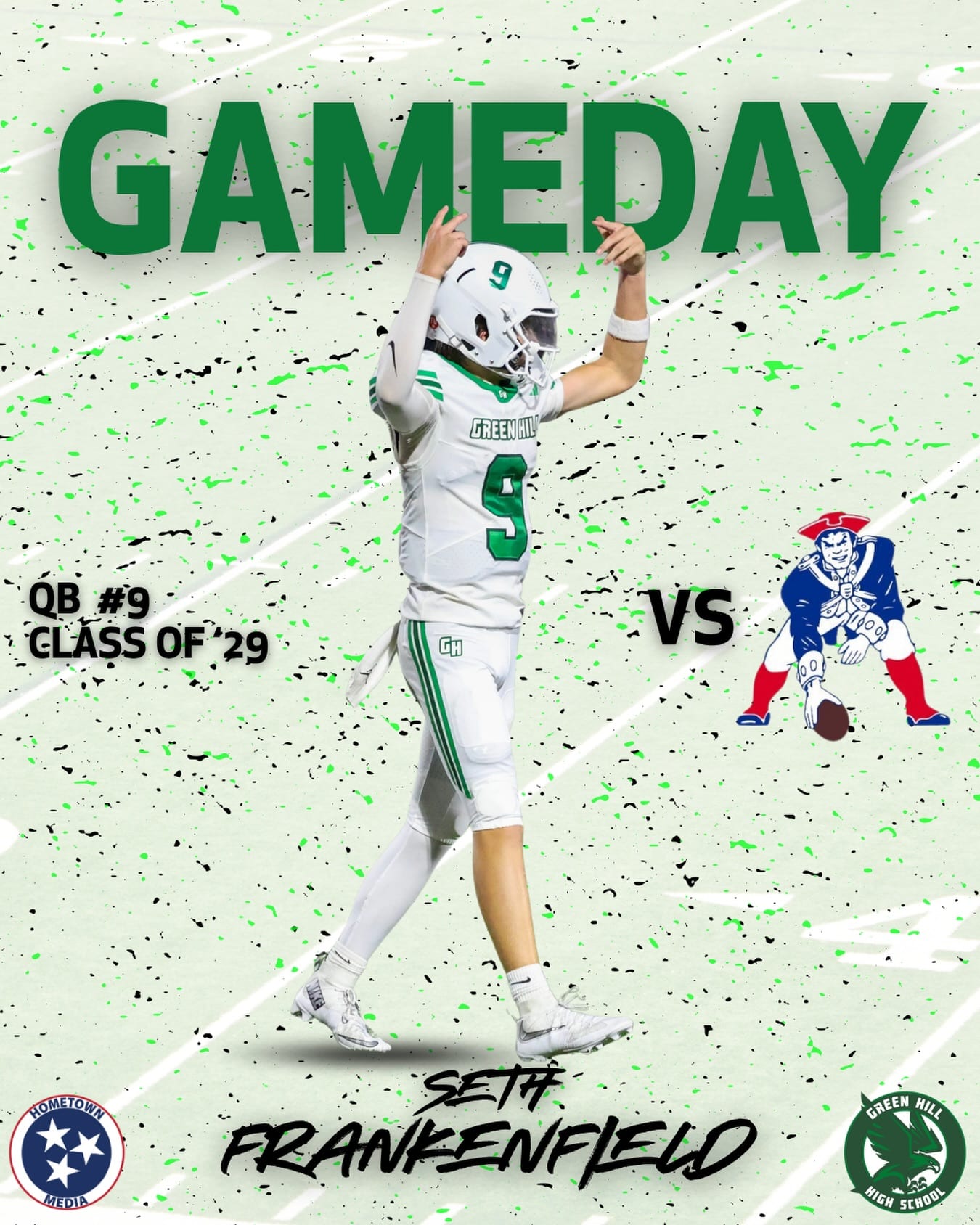 Good luck tonight to Hometown Athlete @sethfrank_9...