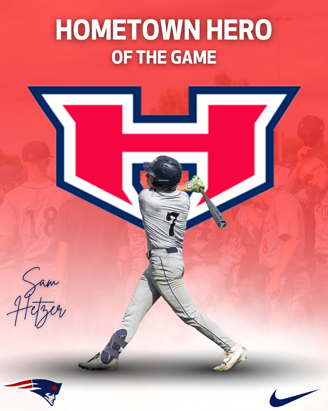 Our final 3 Hometown Heroes of the Game (player of…
