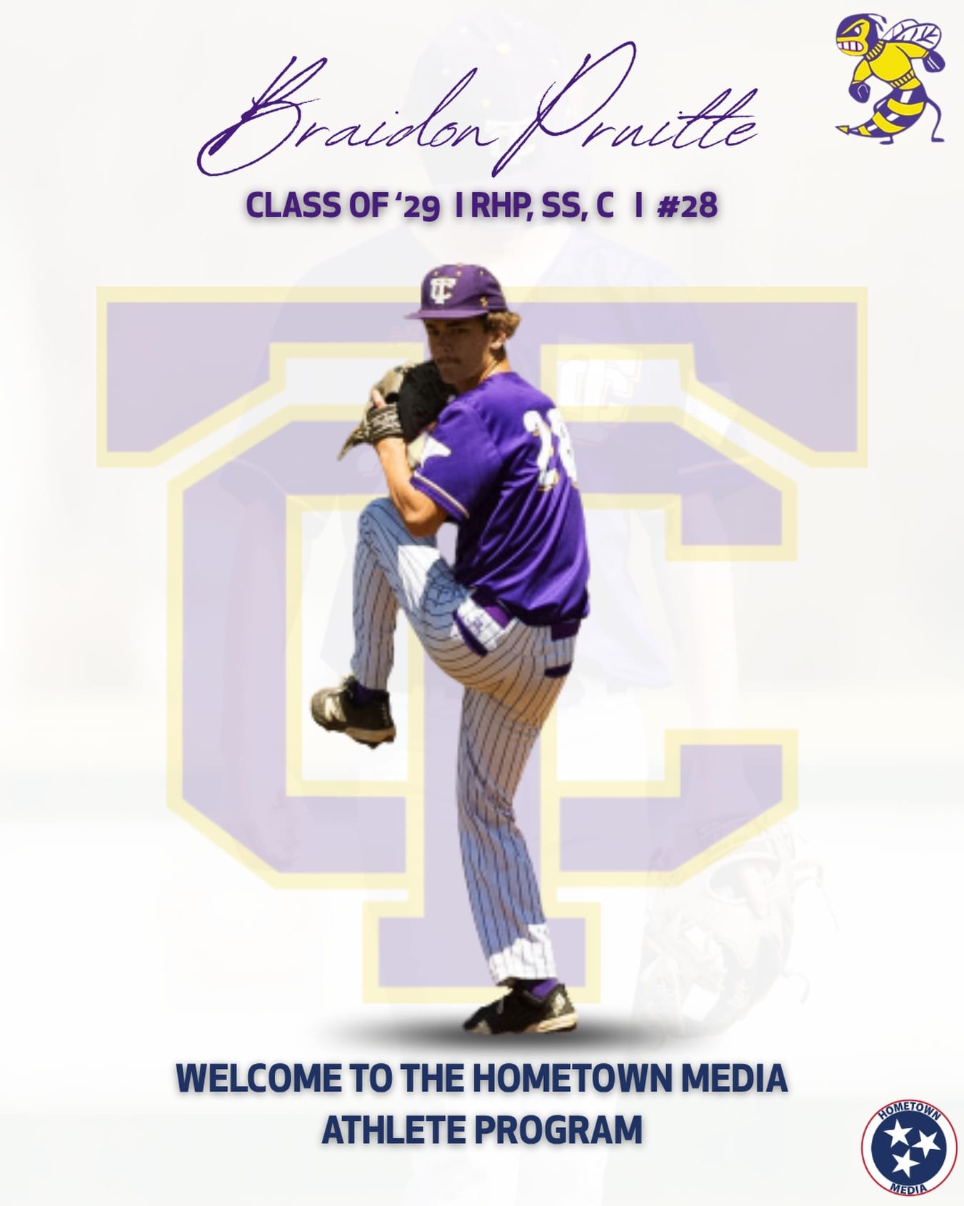 Braidon Pruitte, RHP / SS / C at Trousdale County High School