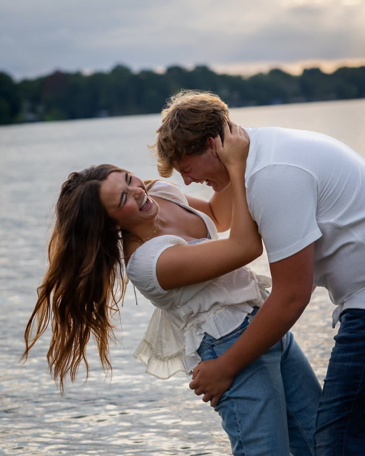 Sneak peek from *Carson & Calli* super fun couples session last night! ✨🌊, photo 2 of 2